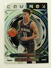 Dyson Daniels [Green] #11 Basketball Cards 2022 Panini Obsidian Equinox Prices