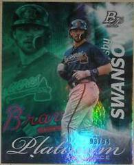 Dansby Swanson [Green] #PP-DS Baseball Cards 2017 Bowman Platinum Presence Prices