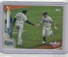 Brandon Lowe #165 Baseball Cards 2020 Topps Opening Day Prices