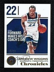 Andrew Wiggins [Gold] #5 Basketball Cards 2018 Panini Chronicles Prices