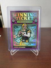 Aaron Rodgers [Silver] #WT-ARO Football Cards 2021 Panini Contenders Winning Ticket Prices
