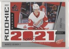 Moritz Seider #RB-MS Hockey Cards 2021 SP Game Used Rookie Blends Prices