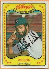 Willie Wilson #24 Baseball Cards 1981 Kellogg's Prices