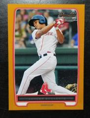 Xander Bogaerts [Orange] #BP105 Baseball Cards 2012 Bowman Prospects Prices