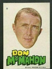Don McMahon #10 Baseball Cards 1967 Topps Red Sox Stickers Prices