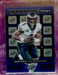 Jalen Hurts [Silver] #WT-JHU Football Cards 2022 Panini Contenders Winning Ticket Prices