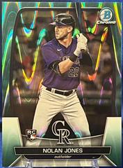 Nolan Jones [Aqua RayWave] #4 Baseball Cards 2023 Bowman Chrome Prices