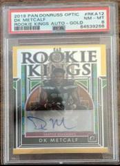 DK Metcalf [Gold] Football Cards 2019 Donruss Optic Rookie Kings Autographs Prices