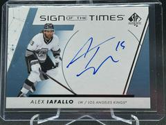 Alex Iafallo #SOTT-AI Hockey Cards 2022 SP Authentic Sign of the Times Prices
