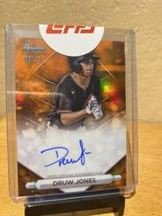 Druw Jones [Orange] #PA-DJ Baseball Cards 2023 Bowman Sterling Prospect Autograph Prices