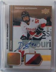 Danielle Serdachny [Autograph Patch] #63 Hockey Cards 2023 Upper Deck Team Canada Juniors Prices