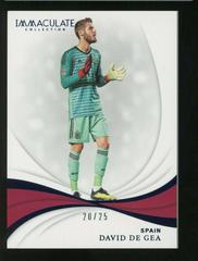 David de Gea [Sapphire] #45 Soccer Cards 2018 Panini Immaculate Prices