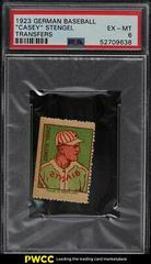 'Casey' Stengel Baseball Cards 1923 German Baseball Transfers Prices