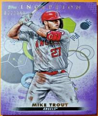 Mike Trout [Purple] Baseball Cards 2022 Topps Inception Prices