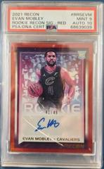 Evan Mobley [Red] Basketball Cards 2021 Panini Recon Rookie Signatures Prices