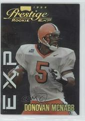Donovan McNabb [Reflections Gold] Football Cards 1999 Playoff Prestige Exp Prices