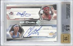 James, Anthony Basketball Cards 2004 SP Authentic SP Dual Signatures Prices