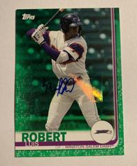 Luis Robert [Autograph Green] Baseball Cards 2019 Topps Pro Debut Prices