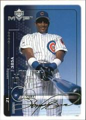 Sammy Sosa [Silver Script] #39 Baseball Cards 1999 Upper Deck MVP Prices