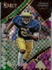 Charles Woodson [Green Purple Squares] #183 Football Cards 2023 Panini Select Draft Picks Prices