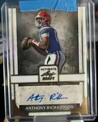Anthony Richardson [Gold] Football Cards 2022 Leaf Ultimate Draft Autographs Prices