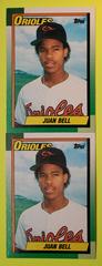 Juan Bell #724 Baseball Cards 1990 Topps Tiffany Prices