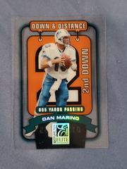 Dan Marino [2nd Down] Football Cards 2000 Panini Donruss Elite Down and Distance Prices