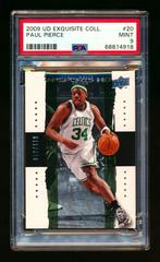 Paul Pierce Basketball Cards 2009 UD Exquisite Collection Prices