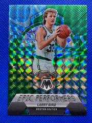Larry Bird [Reactive Blue] #17 Basketball Cards 2022 Panini Mosaic Epic Performers Prices