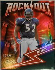 Ray Lewis [Spectrum Green] #16 Football Cards 2023 Panini Absolute Rock Out Prices