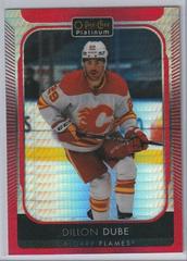 Dillon Dube [Red Prism] Hockey Cards 2021 O-Pee-Chee Platinum Prices