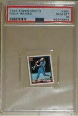 Rock Raines #360 Baseball Cards 1991 Topps Micro Prices