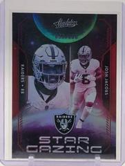 Josh Jacobs [Spectrum Red] #SG-11 Football Cards 2023 Panini Absolute Star Gazing Prices