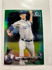 Matt Strahm [Rookies Green Refractor] #64 Baseball Cards 2017 Bowman Chrome Mini Prices