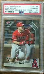 Mike Trout #AS-15 Baseball Cards 2017 Topps Now American League All Star Team Prices
