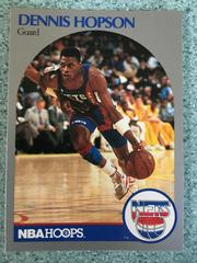 Dennis Hopson #199 Basketball Cards 1990 Hoops Prices