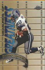 Barry Sanders #MG10 Football Cards 1998 Topps Chrome Measures of Greatness Prices