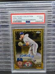 Josh Jung Baseball Cards 2023 Topps Gilded Collection Chrome Gold Etch Autographs Prices