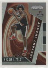 Nassir Little [Silver Prizm] Basketball Cards 2019 Panini Prizm Instant Impact Prices