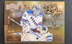 Igor Shesterkin [Gold] Hockey Cards 2022 Skybox Metal Universe Flash the Glove Prices