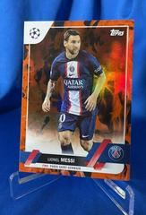 Lionel Messi [Inferno] Soccer Cards 2022 Topps UEFA Club Competitions Prices
