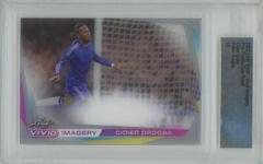 Didier Drogba [Gray] #VI-DD1 Soccer Cards 2022 Leaf Vivid Imagery Prices