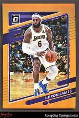 LeBron James [Orange] #41 Basketball Cards 2021 Panini Donruss Optic Prices