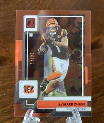 Ja'Marr Chase [Red] #11 Football Cards 2022 Panini Clearly Donruss Prices
