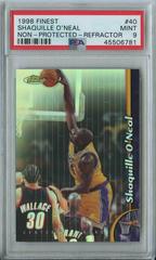 Shaquille O'Neal [Non Protected Refractor] #40 Basketball Cards 1998 Finest Prices