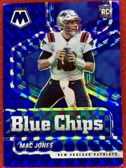 Mac Jones [Blue Mosaic] #5 Football Cards 2021 Panini Mosaic Blue Chips Prices
