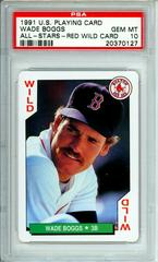 Wade Boggs [Red Wild Card] Baseball Cards 1991 U.S. Playing Card All Stars Prices
