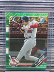 Andrew Knizner [Green Refractor] #132 Baseball Cards 2019 Bowman Mega Box Chrome Prices