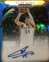 Tyler Herro [Carolina Blue Prizm] #13 Basketball Cards 2019 Panini Prizm Draft Picks Autographs Prices
