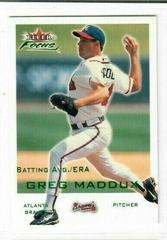 Greg Maddux [Green] #47 Baseball Cards 2001 Fleer Focus Prices